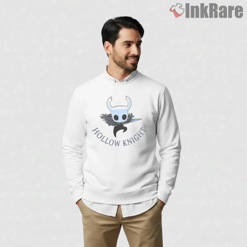 Hollow Knight Classic Logo Minimal Emblem Shirt on graphic shirt for men graphic tee