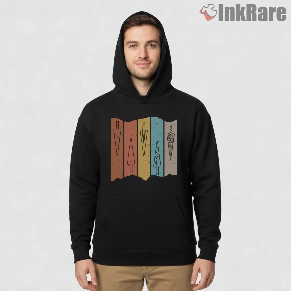 Hollow Knight Nail Weapon Minimal Pattern Shirt on black hoodie for men graphic tee