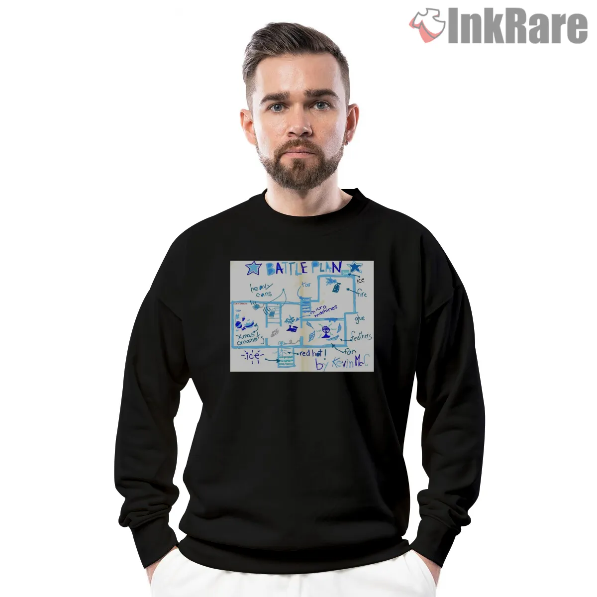 Home Alone Battle Plan Blueprint Shirt Home Alone Battle Plan Blueprint Shirt on graphic shirt for men graphic tee
