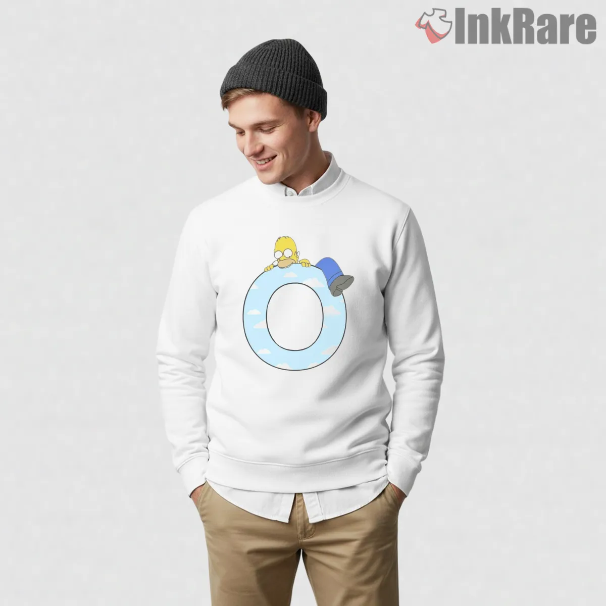 Homer Simpson Letter O Sky Minimal Cartoon Shirt Homer Simpson Letter O Sky Minimal Cartoon Shirt on graphic shirt for men graphic tee