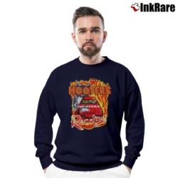Men’s Hooters Mens Graphic Logo Crewneck Sweatshirt in navy | Cozy Fabric, Clean Style