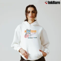 Women’s Hooters World Tour 1990s Cozy Hoodie in white | Warm, Structured, Stylish