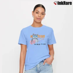 Women’s Hooters World Tour 1990s Signature T-Shirt in light blue | Soft, Flattering Fit