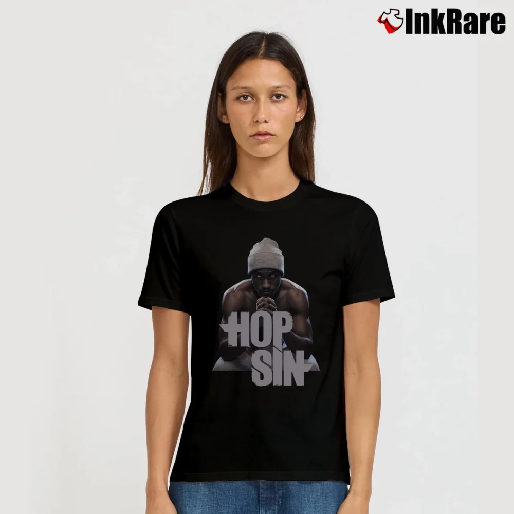 Women’s Hopsin Black Rap Music Graphic Signature T-Shirt in black | Soft, Flattering Fit