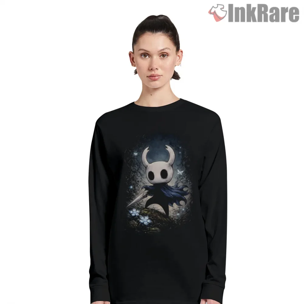 Hornet Lone Wanderer Mystical Forest Shirt on black long sleeve shirt for women graphic tee