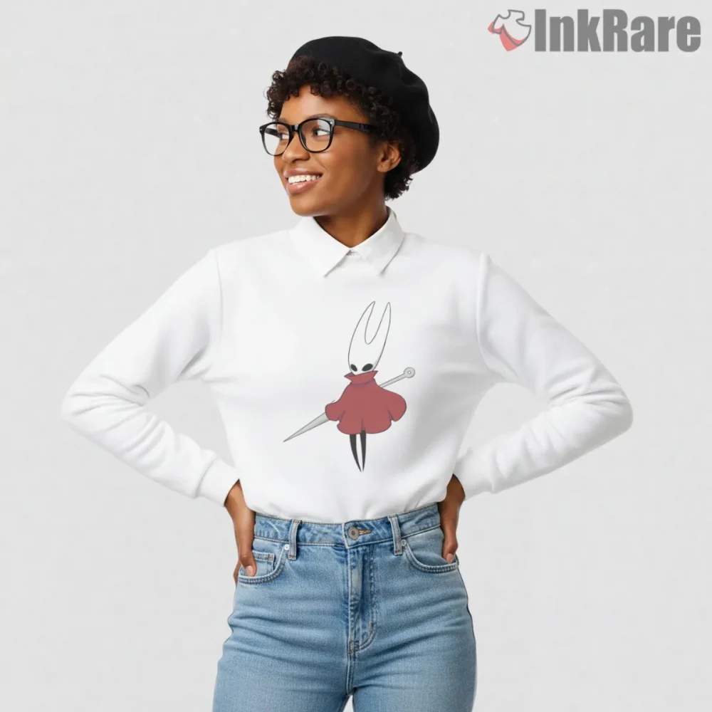 Hornet Minimal Clean Silksong Character Shirt on graphic shirt for women graphic tee