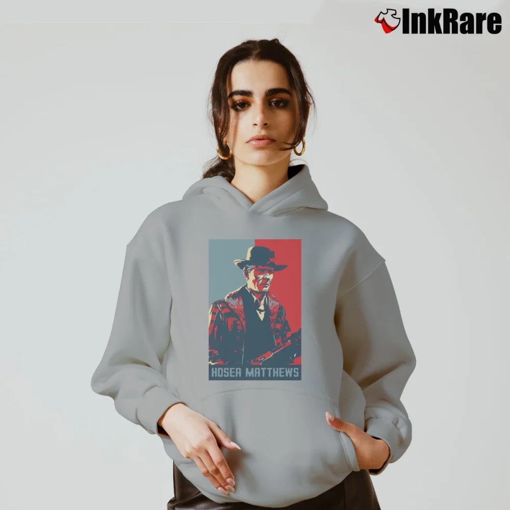 Women’s Hosea Matthews Hope Poster Art Cozy Hoodie in sport grey | Warm, Structured, Stylish