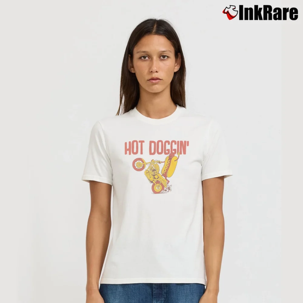 Women’s Hot Doggin Signature T-Shirt in white | Soft, Flattering Fit