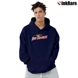 Men’s Hot Tamales Candy Retro Graphic Pullover Hoodie in navy | Cozy, Durable, Modern Fit