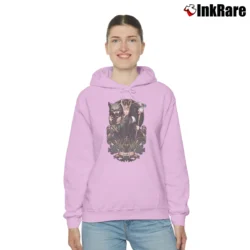 Women’s House Of Loki Sons Of Mischief By Medusa Dollmaker Cozy Hoodie in light pink | Warm, Structured, Stylish
