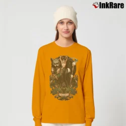 Women’s House Of Loki Sons Of Mischief By Medusa Dollmaker Long-Sleeve Top in orange | Sleek, Versatile, All-Season
