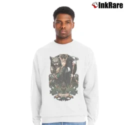 Men’s House Of Loki Sons Of Mischief By Medusa Dollmaker Crewneck Sweatshirt in white | Cozy Fabric, Clean Style