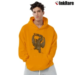 Men’s How To Train Your Dragon Toothless Character Pullover Hoodie in orange | Cozy, Durable, Modern Fit