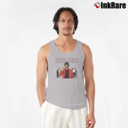 Men’s Huey Lewis & The News Vintage Tank Top in sport grey | Breathable, Active-Friendly Design