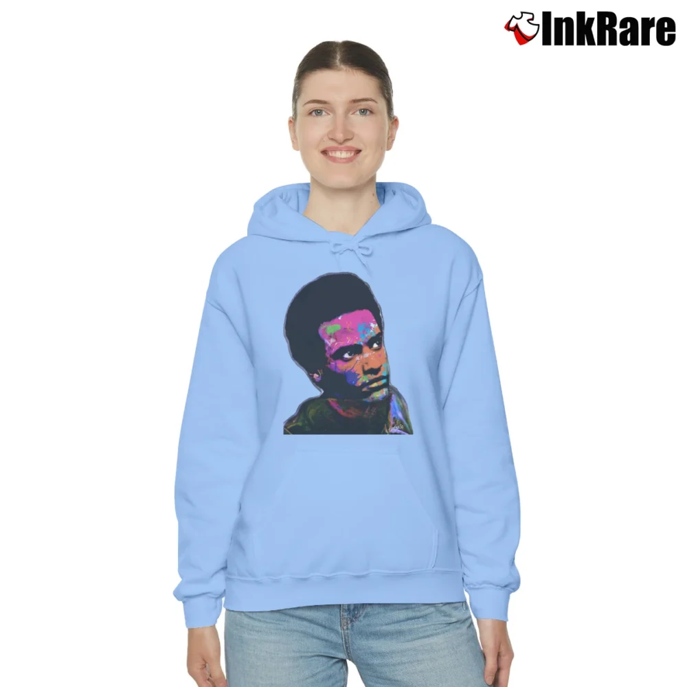 Women’s Huey P. Newton Bhm Classic Cozy Hoodie in light blue | Warm, Structured, Stylish