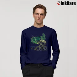 Men’s Hulk The End Coaster Marvel Universal Studios Long-Sleeve Shirt in navy | Sleek, Lightweight, Year-Round Wear