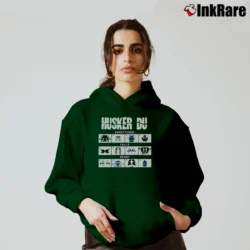 Women’s Husker Du Everything Falls Apart Cozy Hoodie in forest green | Warm, Structured, Stylish