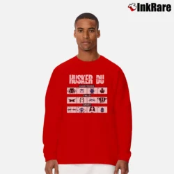 Men’s Husker Du Everything Falls Apart Long-Sleeve Shirt in red | Sleek, Lightweight, Year-Round Wear