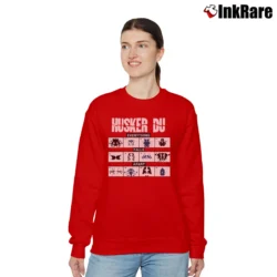 Women’s Husker Du Everything Falls Apart Relaxed Sweatshirt in red | Soft, Laid-Back Vibe
