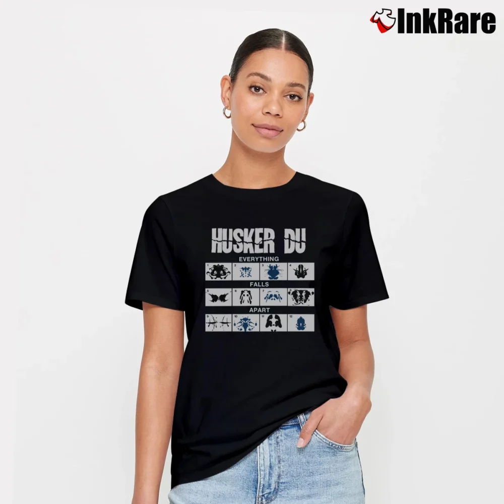 Women’s Husker Du Everything Falls Apart Signature T-Shirt in black | Soft, Flattering Fit