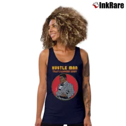 Women’s HUSTLE MAN WHATS HAPPENIN CHIEF Essential Tank Top in navy | Lightweight, Movement-Friendly