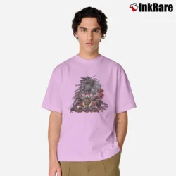Men’s Hype Japanese Brand 90s Gundam Wing Death Scythe Hell Classic T-Shirt in light pink | Soft, Breathable Everyday Wear