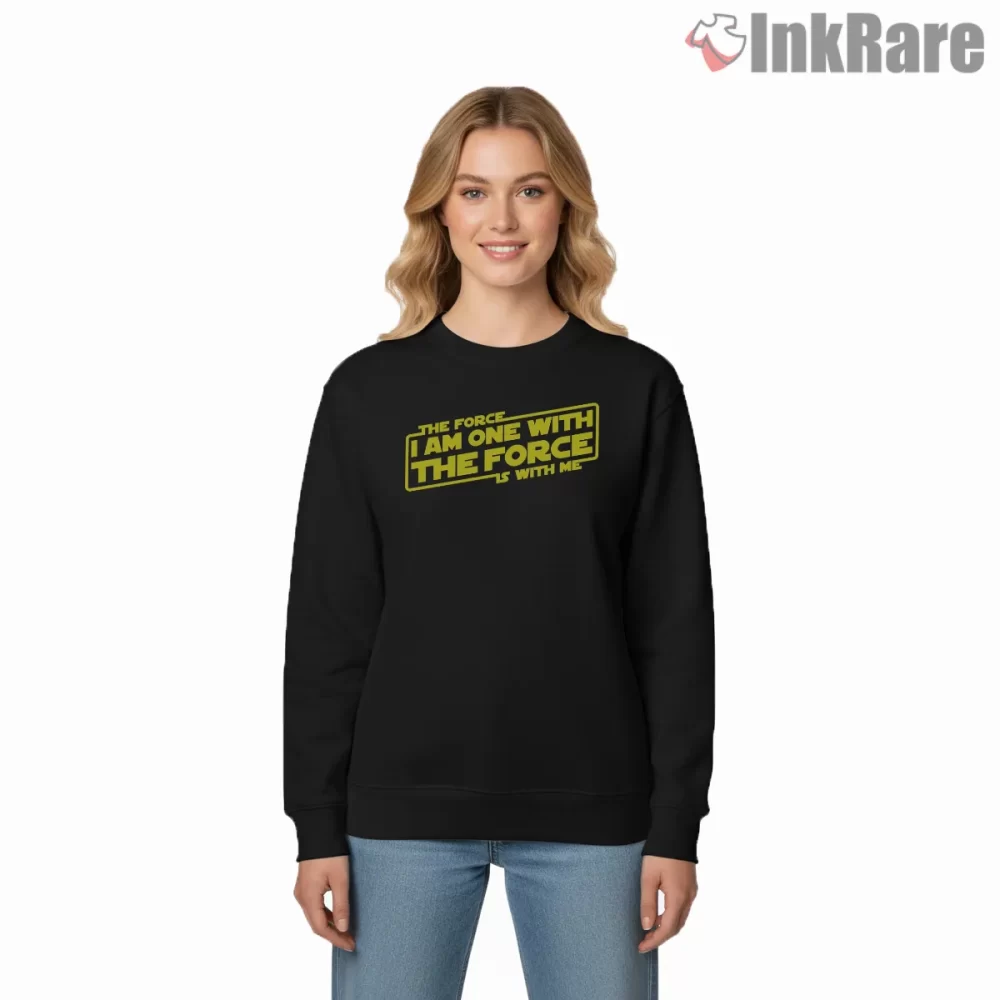 I Am One With The Force Creed Shirt on graphic shirt for women graphic tee