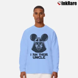 Men’s I Am Their Uncle Star Wars Disney Vacation Long-Sleeve Shirt in light blue | Sleek, Lightweight, Year-Round Wear