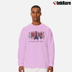 Men’s I Dont Need You To Tell Me Who I Am Scarlet Witch Marvel Long-Sleeve Shirt in light pink | Sleek, Lightweight, Year-Round Wear