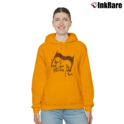 Women’s I Dont Need You To Tell Me Who I Am Scarlet Witch Wanda Maximoff Marvel Cozy Hoodie in orange | Warm, Structured, Stylish