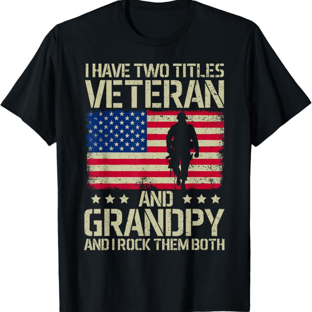 i have two titles veteran and grumpy funny proud us veteran t shirt 520059 jpg