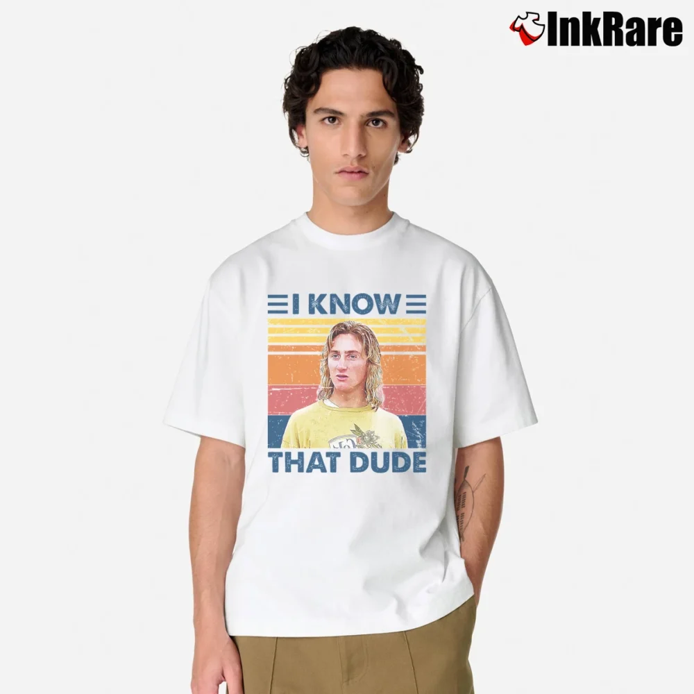 Men’s I Know That Dude Spicoli Classic T-Shirt in white | Soft, Breathable Everyday Wear