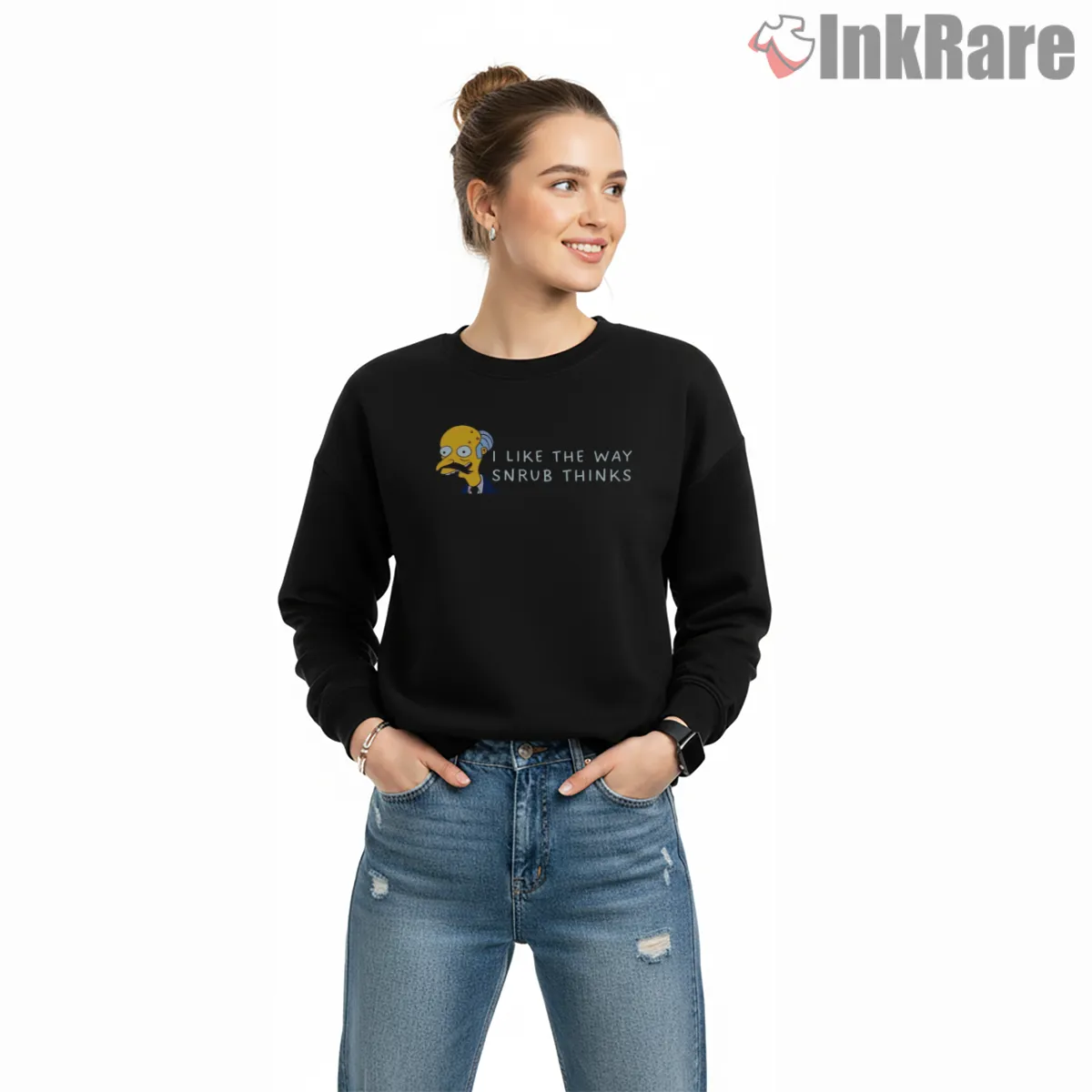 I Like The Way Snrub Thinks Simpsons Quote Minimal Shirt I Like The Way Snrub Thinks Simpsons Quote Minimal Shirt on graphic shirt for women graphic tee
