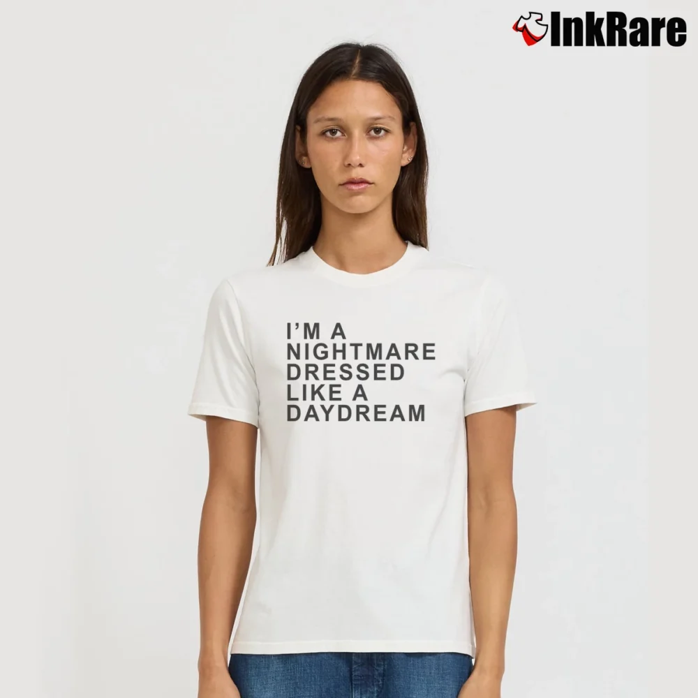 Women’s I'm A Nightmare Dressed Like A Daydream Signature T-Shirt in white | Soft, Flattering Fit
