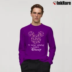 Men’s I'm Done Nursing I'm Going To Disney Mickey Long-Sleeve Shirt in purple | Sleek, Lightweight, Year-Round Wear