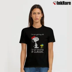 Women’s I'm Not Getting Old Snoopy T-Shirt in black | Soft, Flattering Fit