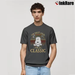 Men’s I'm Not Old I'm A Classic Snoopy Classic T-Shirt in charcoal | Soft, Breathable Everyday Wear