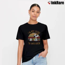 Women’s I'M Not Weird Snoopy I'M Limited Edition T-Shirt in black | Soft, Flattering Fit