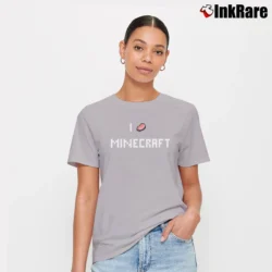 Women’s I Porkchop Minecraft T-Shirt in sport grey | Soft, Flattering Fit