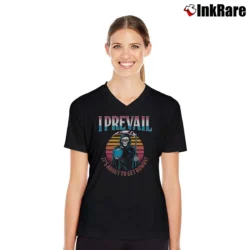 Women’s I Prevail Come And Get It V-Neck Tee in black | Chic Neckline, Soft Texture