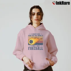 Women’s I Said I Cast Fireball Dungeons And Dragons Meme Cozy Hoodie in light pink | Warm, Structured, Stylish