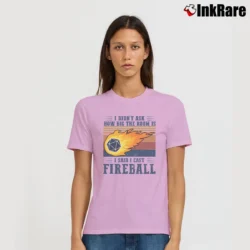 Women’s I Said I Cast Fireball Dungeons And Dragons Meme Signature T-Shirt in light pink | Soft, Flattering Fit
