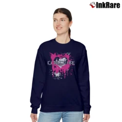 Women’s Icon For Hire Hearts Relaxed Sweatshirt in navy | Soft, Laid-Back Vibe