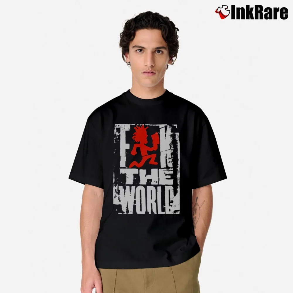 Men’s Icp F The World Hatchetman Classic T-Shirt in black | Soft, Breathable Everyday Wear