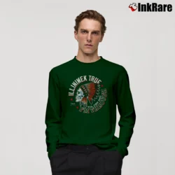 Men’s Illinois Illiniwek Football Fans Long-Sleeve Shirt in forest green | Sleek, Lightweight, Year-Round Wear