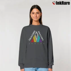 Women’s Imagine Dragons Evolve Sports Relaxed Sweatshirt in charcoal | Soft, Laid-Back Vibe