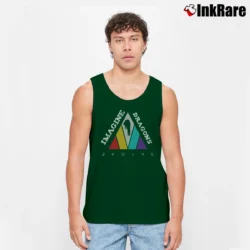 Men’s Imagine Dragons Evolve Sports Tank Top in forest green | Breathable, Active-Friendly Design