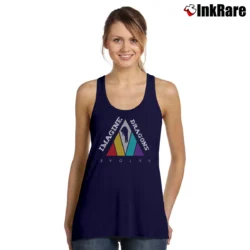 Women’s Imagine Dragons Evolve Sports Tank Top in navy | Lightweight, Movement-Friendly