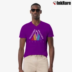 Men’s Imagine Dragons Evolve Sports V-Neck Tee in purple | Sharp, Breathable, Everyday Staple