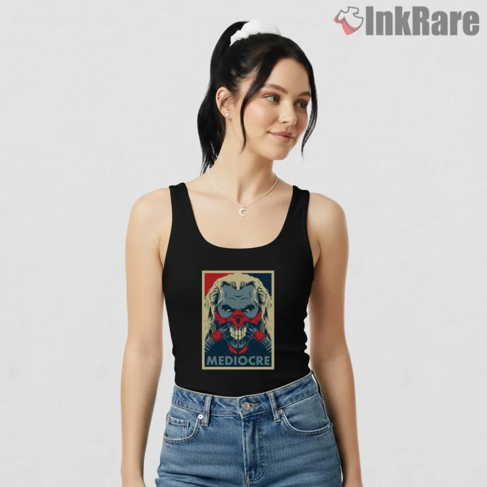 Immortan Joe Hope Propaganda Poster Parody Shirt on black tank top for women graphic tee
